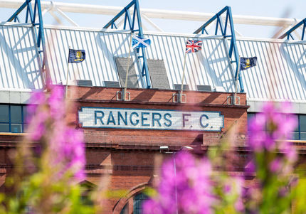 170721 Rangers V Arsenal, Main Stand Flags 13